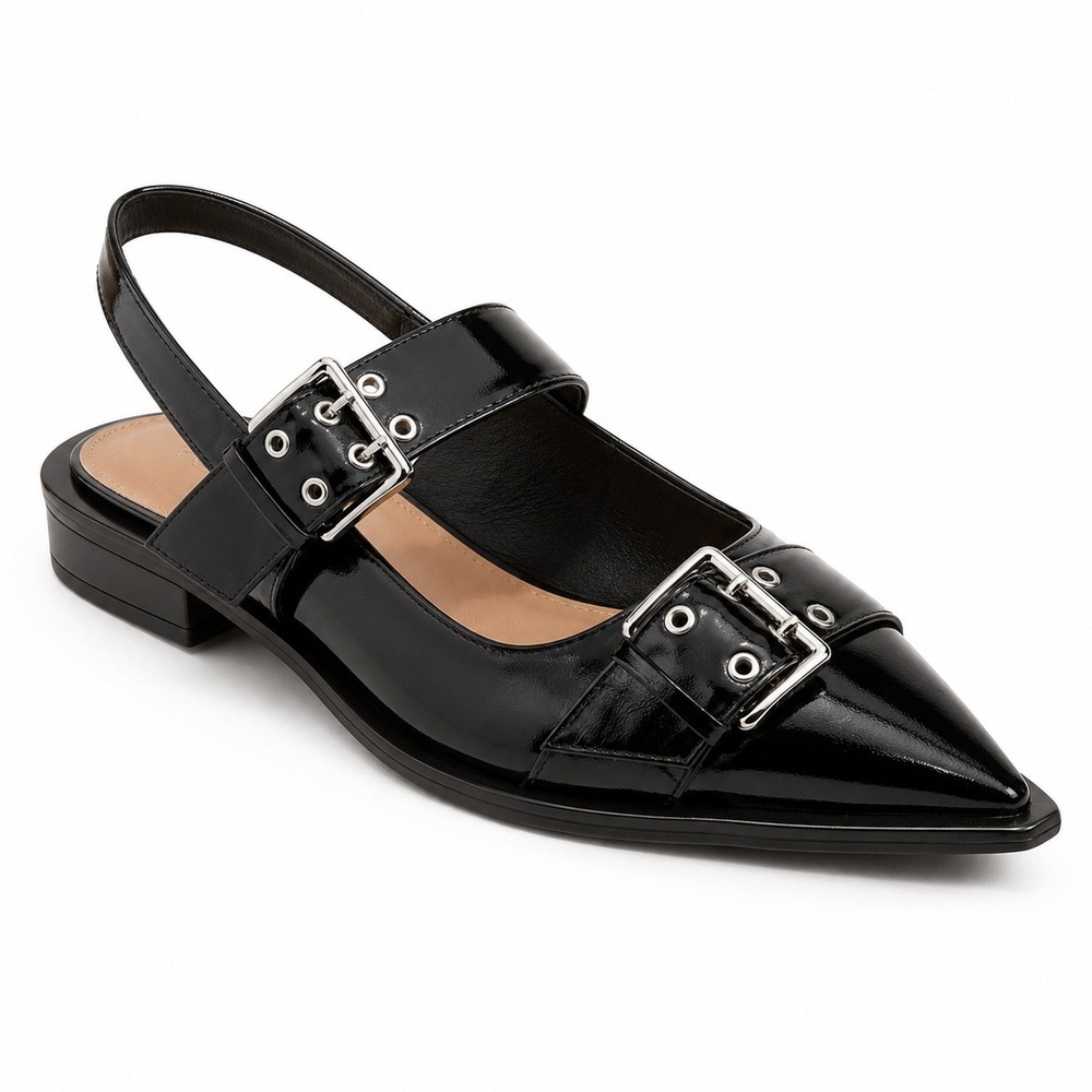 Women's Peyton Slingback Flats Wild Fable Black Size 7 New‎ With Tags